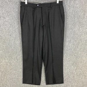 Pazoni Dress Pants Men's Size 34 Black 100% Wool Slacks Adults